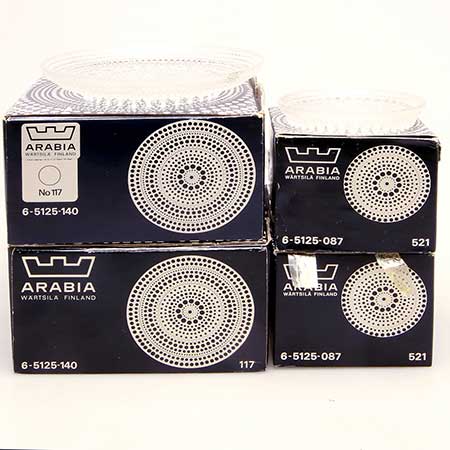 Oiva Toikka Nuutajärvi and Iittala Kastehelmi Black original box