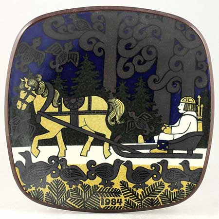 Raija Uosikkinen Arabia Kalevala wall plaque 1984