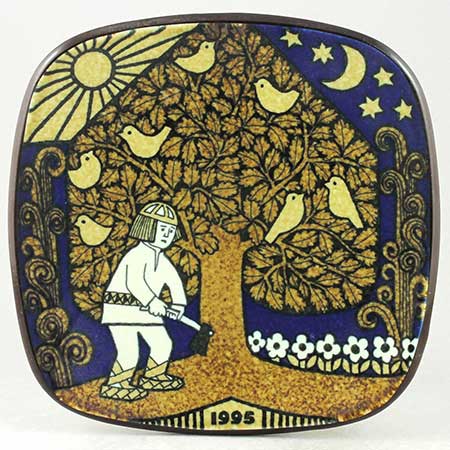 Raija Uosikkinen Arabia Kalevala wall plaque 1995