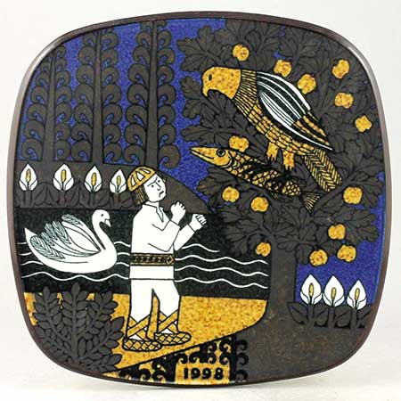 Raija Uosikkinen Arabia Kalevala wall plaque 1998