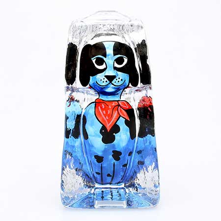 Renate Stock-Paulsson Sea Blue dog, height 15 cm
