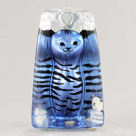 Renate Stock-Paulsson Sea Blue small cat, height 10 cm