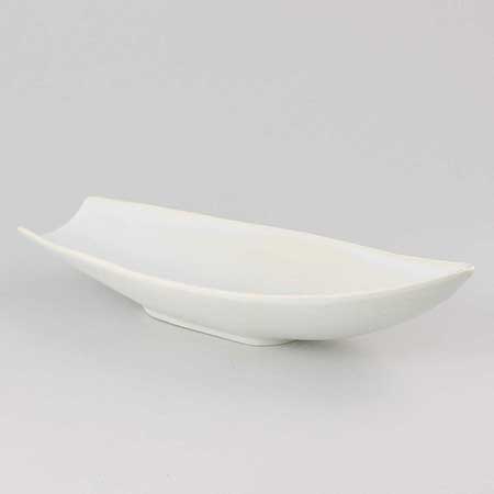 Stig Lindberg Endiv White dish Vitt fat, längd 33 cm