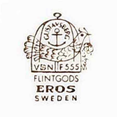 Stig Lindberg Gustavsberg The lower side of an Eros plate