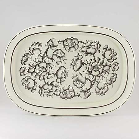 Stig Lindberg Gustavsberg Garden Dish, length 39 cm