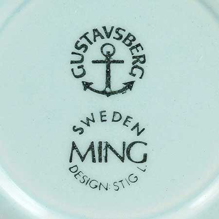 Stig Lindberg Gustavsberg Ming The lower side of a Ming object