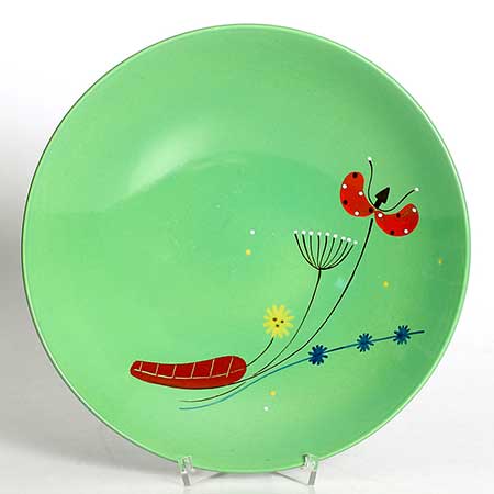 Stig Lindberg Gustavsberg Polka Dish, diameter 26 cm
