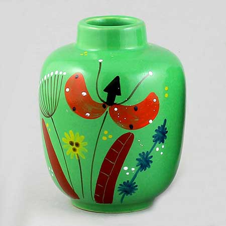 Stig Lindberg Gustavsberg Polka Vase, height 10 cm
