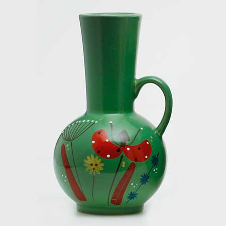Stig Lindberg Gustavsberg Polka Vase, height 16 cm