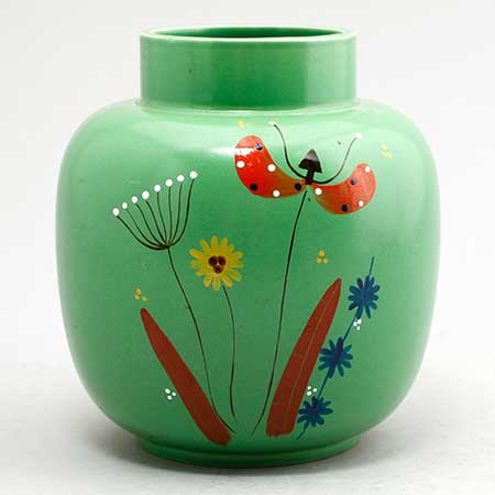 Stig Lindberg Gustavsberg Polka Vase, height 16 cm