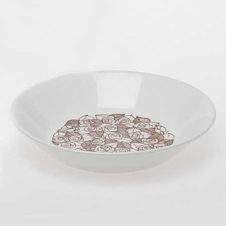 Stig Lindberg Gustavsberg Rosenfält Deep plate, diameter 18,5 cm