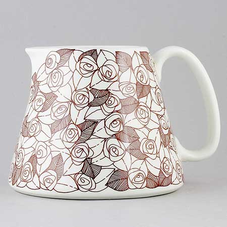 Stig Lindberg Gustavsberg Rosenfält Pitcher, length 19 cm