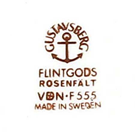 Stig Lindberg Gustavsberg Rosenfält The lower side of a Rosenfält object