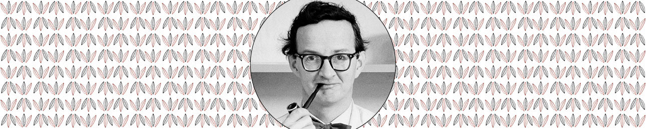 Stig Lindberg Gustavsberg Svart och röd Salix