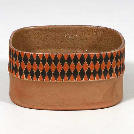 Stig Lindberg Gustavsberg Silur Bowl, model 6, length 25 cm
