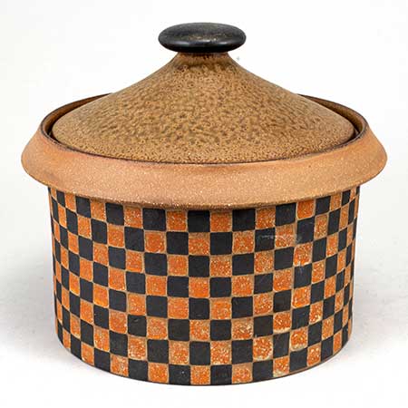 Stig Lindberg Gustavsberg Silur Pot with lid, model 4, height 21 cm