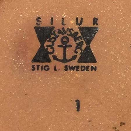 Stig Lindberg Gustavsberg Silur The lower side of a Silur object