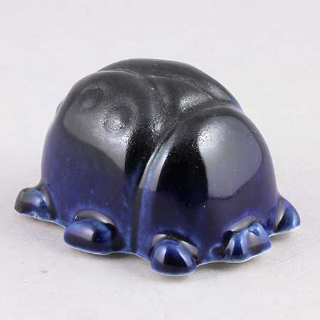 Taisto Kaasinen Arabia Upsala-Ekeby Figurine Beetle, length 6 cm