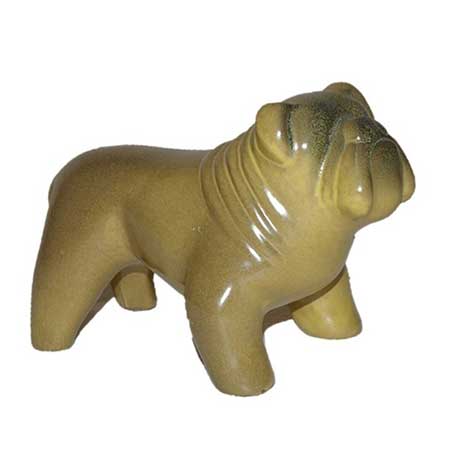 Taisto Kaasinen Arabia Upsala-Ekeby Figurine Bulldogg (Bulldog), 1960, model 6066, length 18 cm