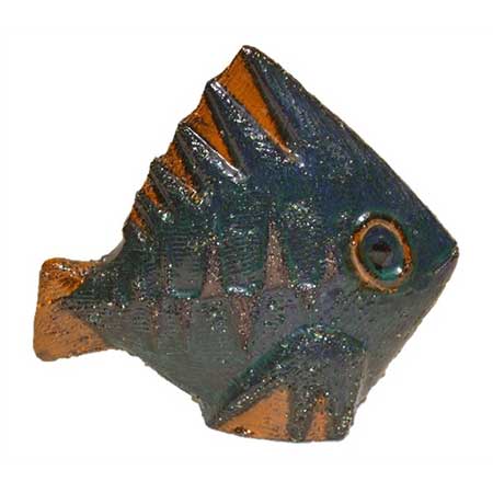 Taisto Kaasinen Arabia Upsala-Ekeby Figurine Fisk (Fish), 1955, model 6011, height 18,5 cm