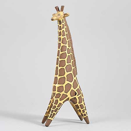 Taisto Kaasinen Arabia Upsala-Ekeby Figurine Giraff (Giraffe), 1954, model 6010, height 38 cm