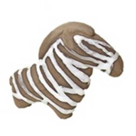 Taisto Kaasinen Arabia Upsala-Ekeby Figurine Zebra, 1954, model 6006, length 7,5 cm