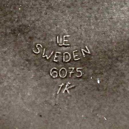 Taisto Kaasinen Upsala-Ekeby Wall Plaque The lower side of a Upsala-Ekeby wall plaque
