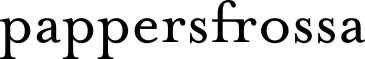pappersfrossa