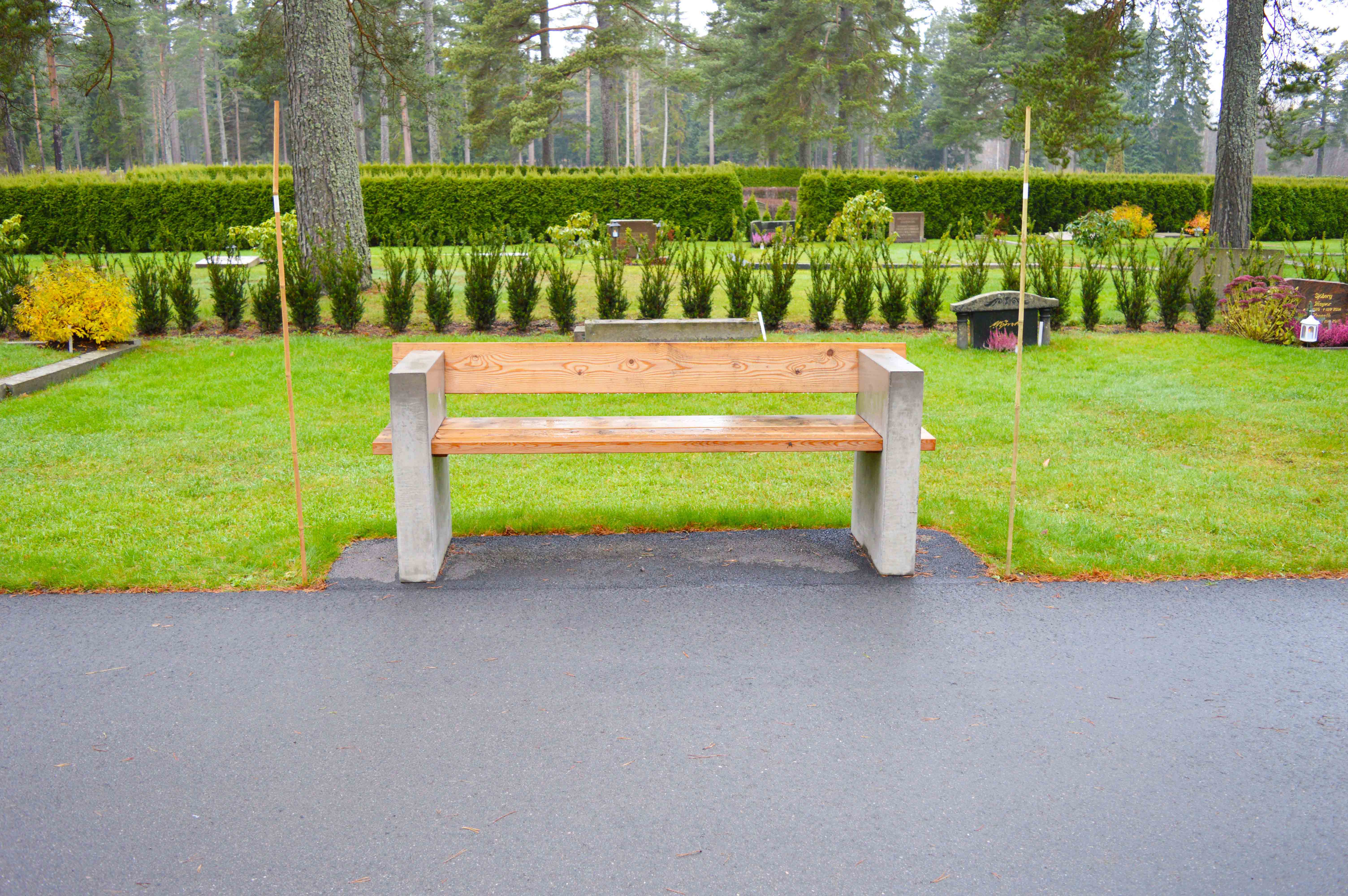Parksoffa Betong Hyacint