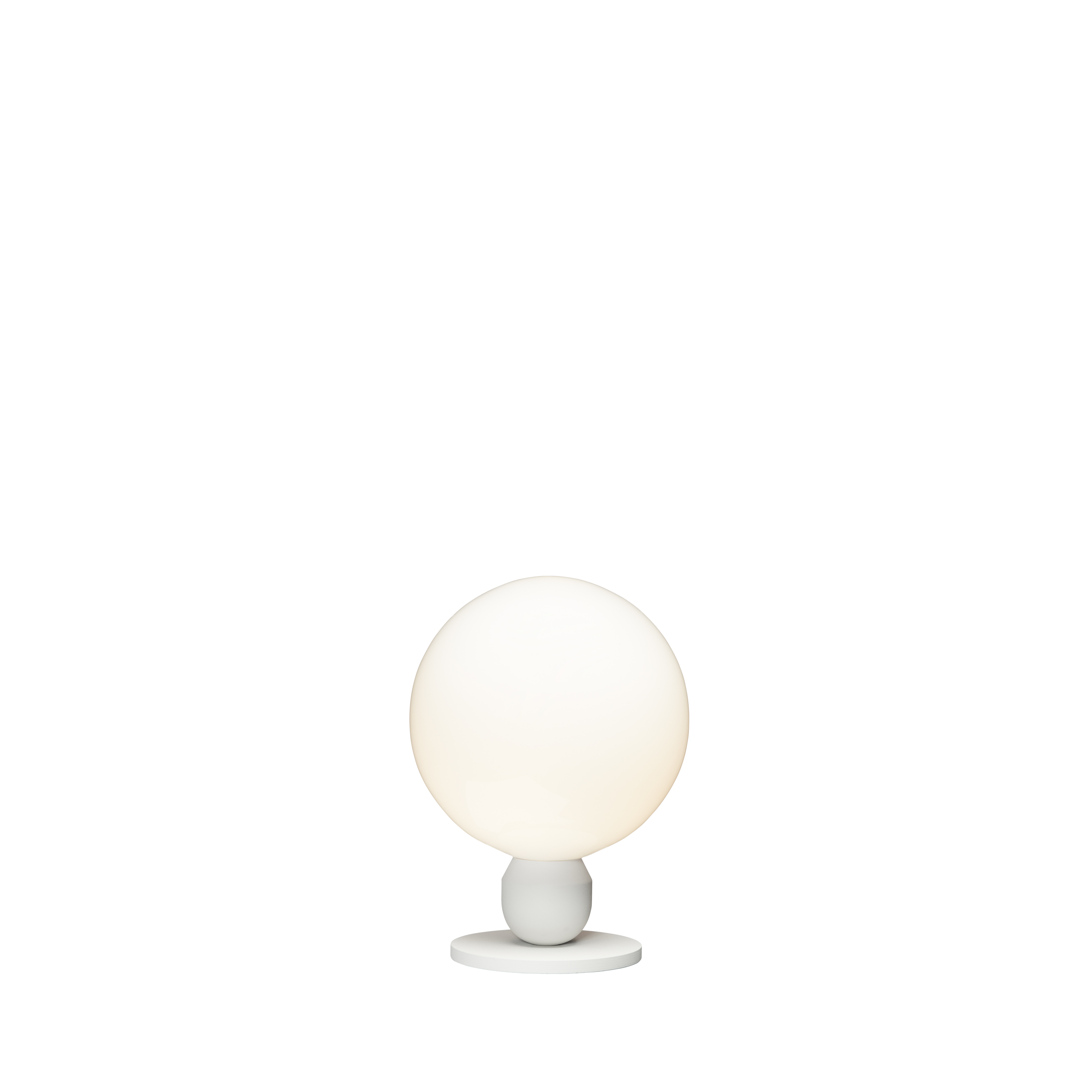 Atom bordslampa – Stilfull bordslampa i glas och metall