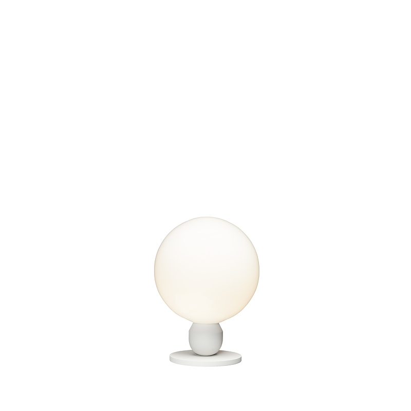 Atom bordslampa – Stilfull bordslampa i glas och metall