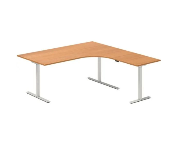 Höj och sänkbart hörn skrivbord DNA – 1800 x 1800/2000/2200