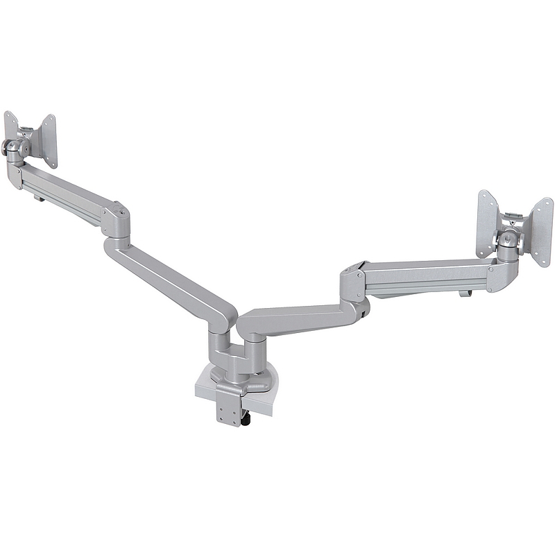 Elevate Dual Monitor Arm 52 – Gasfjädrad dubbel monitorarm 3–8 kg
