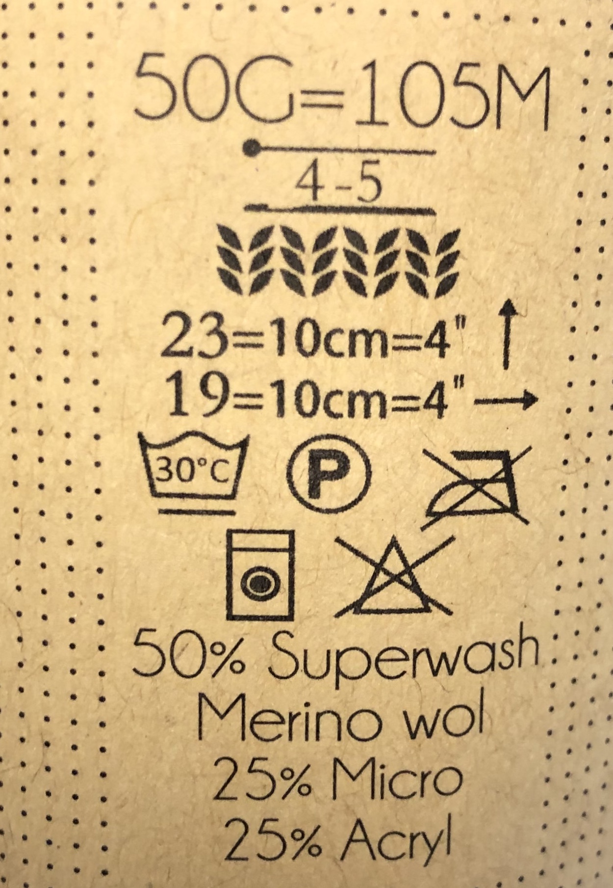 Merino Soft Etikett