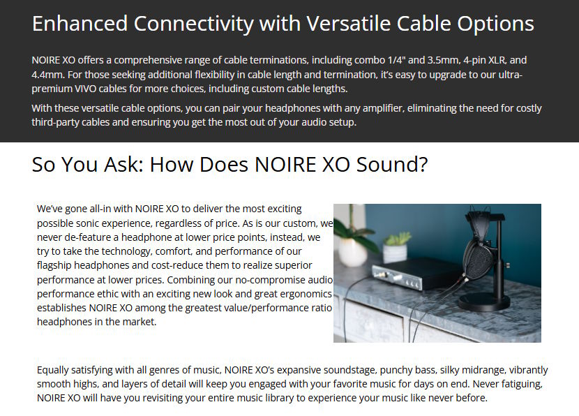 Dan Clark Audio Noire XO