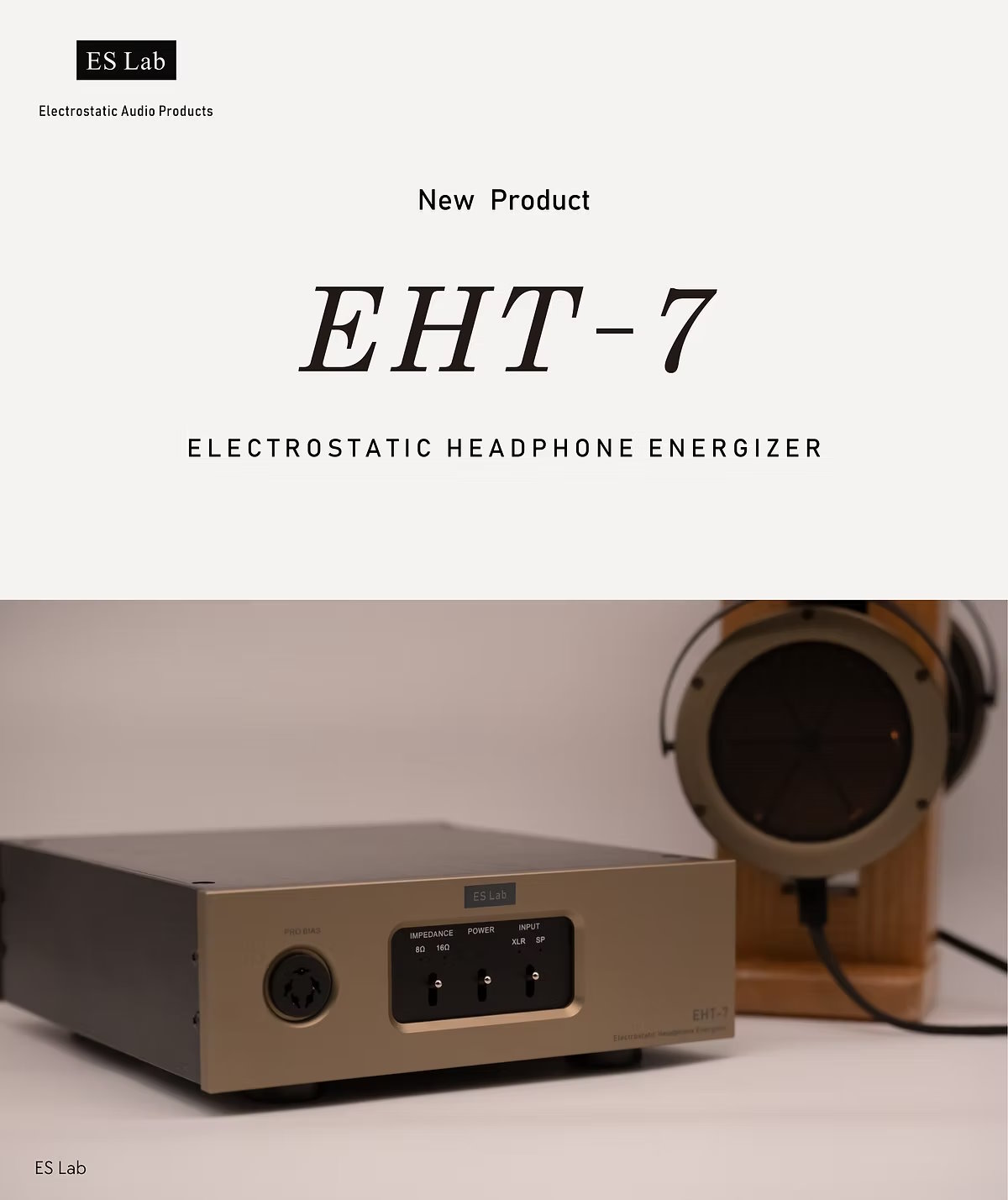 ES Lab EHT‑7 Electrostatic Headphone Energizer