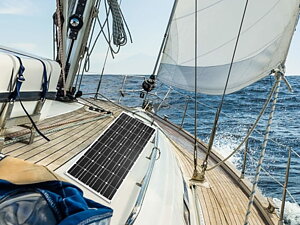 Solceller båt  