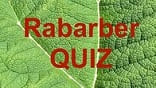 Rabarbersorter i stort sortgalleri med rabarber