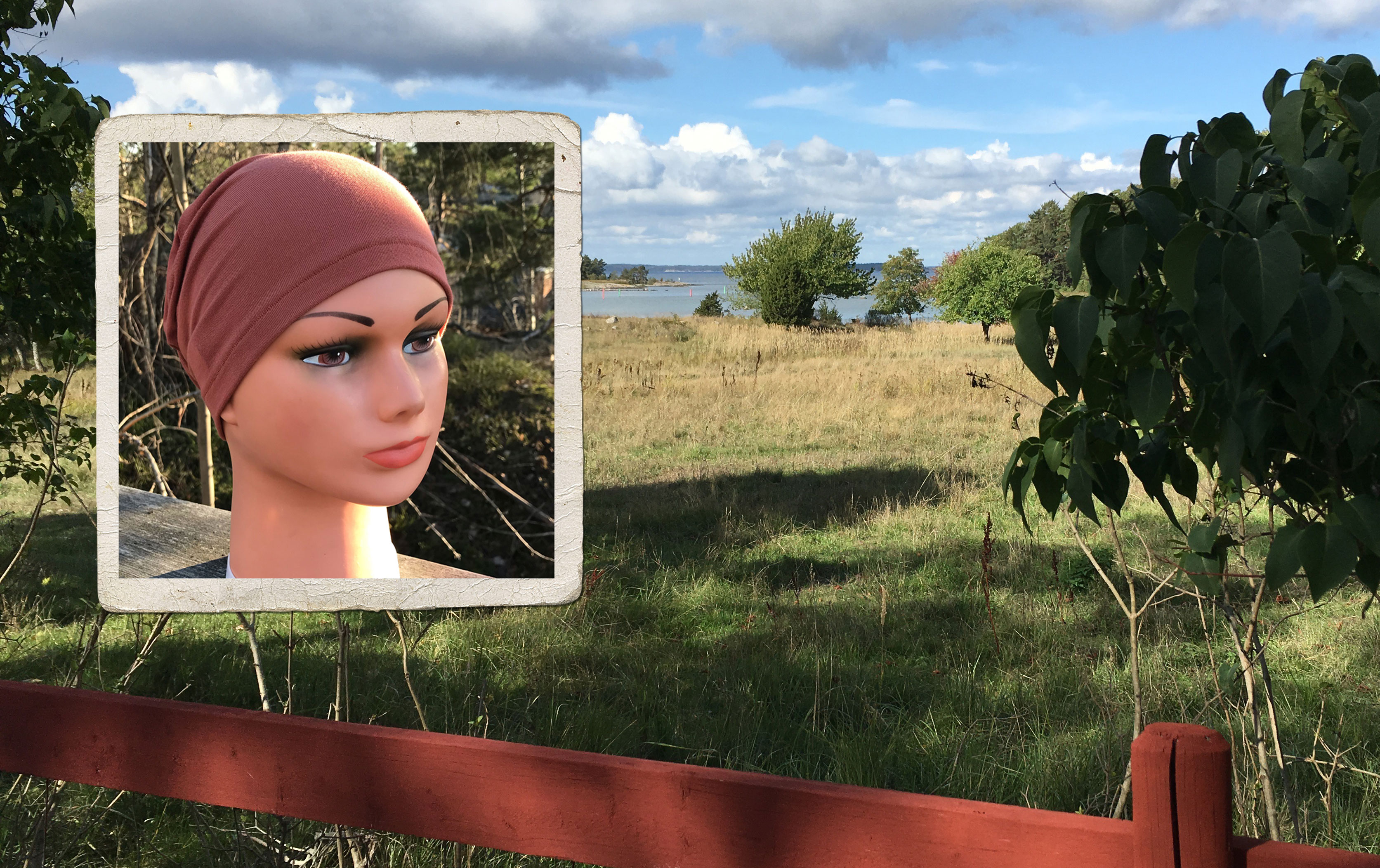 Mössa i bambutrikå Mjuka och svala Finns i flera olika färger