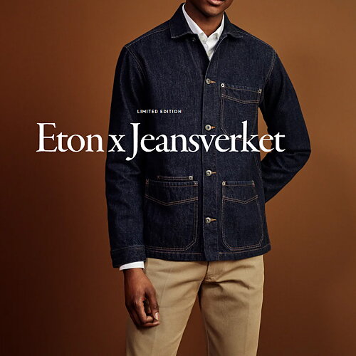  Jeansverket manufactures Eton's new denim overshirt. Read more about the project 